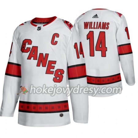 Pánské Hokejový Dres Carolina Hurricanes Justin Williams 14 Adidas 2019-2020 Bílá Authentic